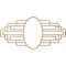 Ekena Millwork Elizabeth Wood Fretwork Pierced Ceiling Medallion, Alder, 36"W x 18"H x 9 7/8"IW x 17"IH x 3/8"T CMWP36X18X0375EBAL - alternate 2